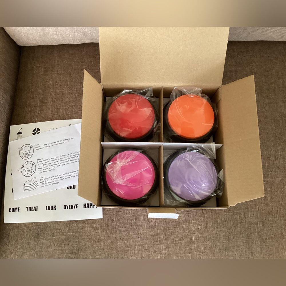 Buttons and Training Games for Dogs